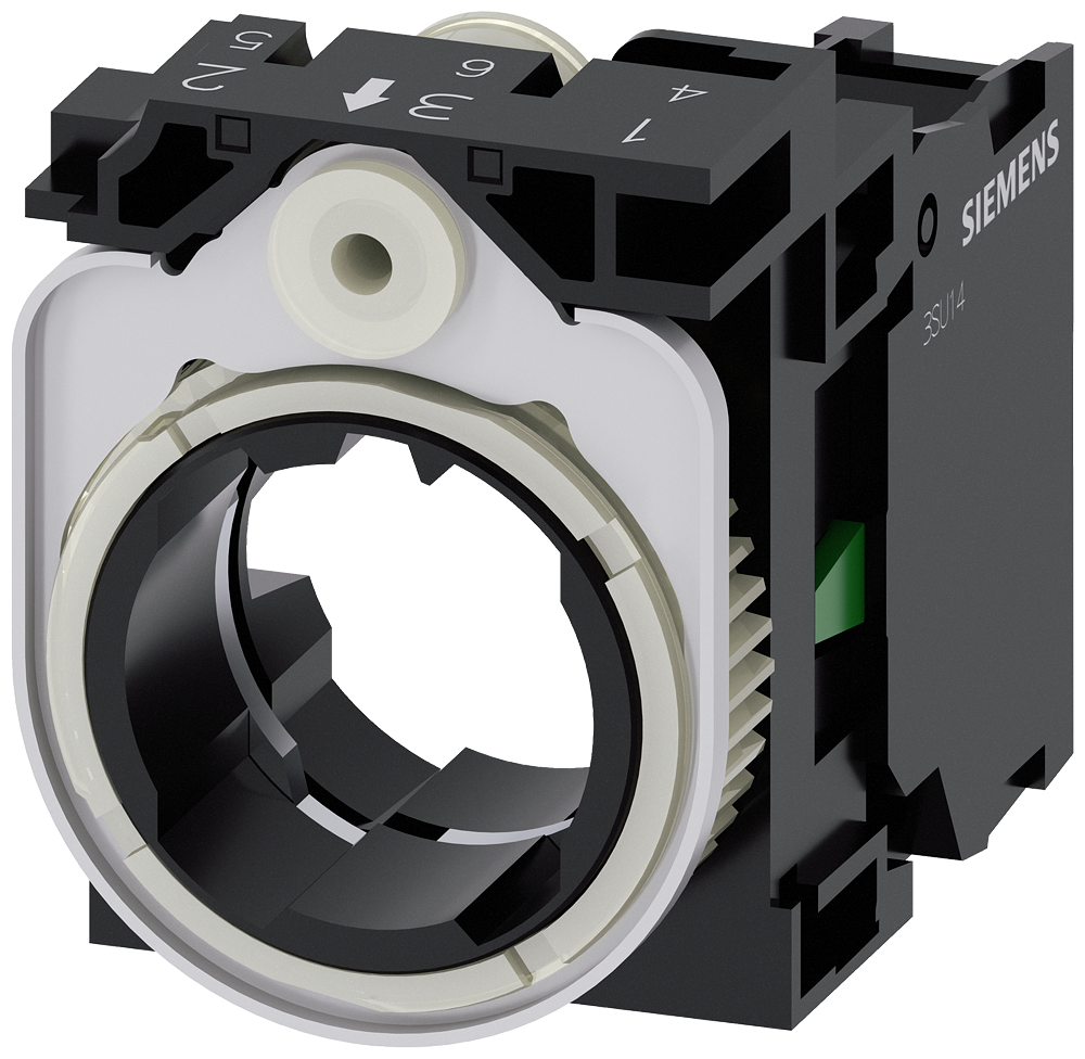 [Imagem do produto SUPORTE FIXAÇÃO PLÁSTICO BLOCO 1NA 3SU15001AA101BA0 SIEMENS]