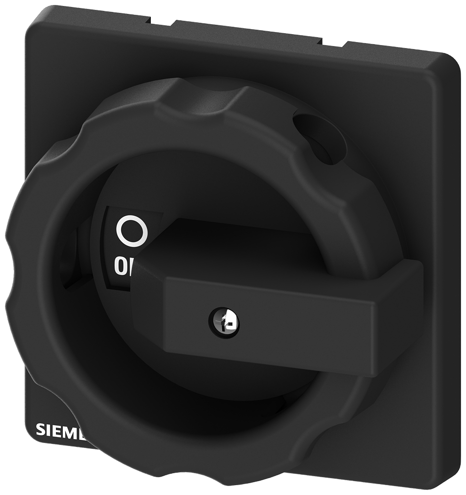 ACIONAMENTO ROTATIVO BOTÃO DE ACIONAMENTO PRETO PARA ENCAPSULAMENTO DE MATE 3LD92241G SIEMENS