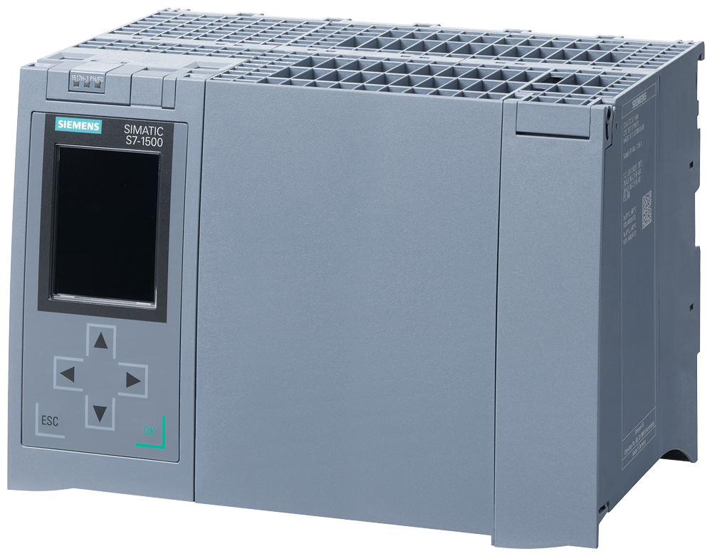 [Imagem do produto S7-1500: CPU 1517H-3 PN, 2MB + 8MB 6ES75173HP000AB0 SIEMENS]