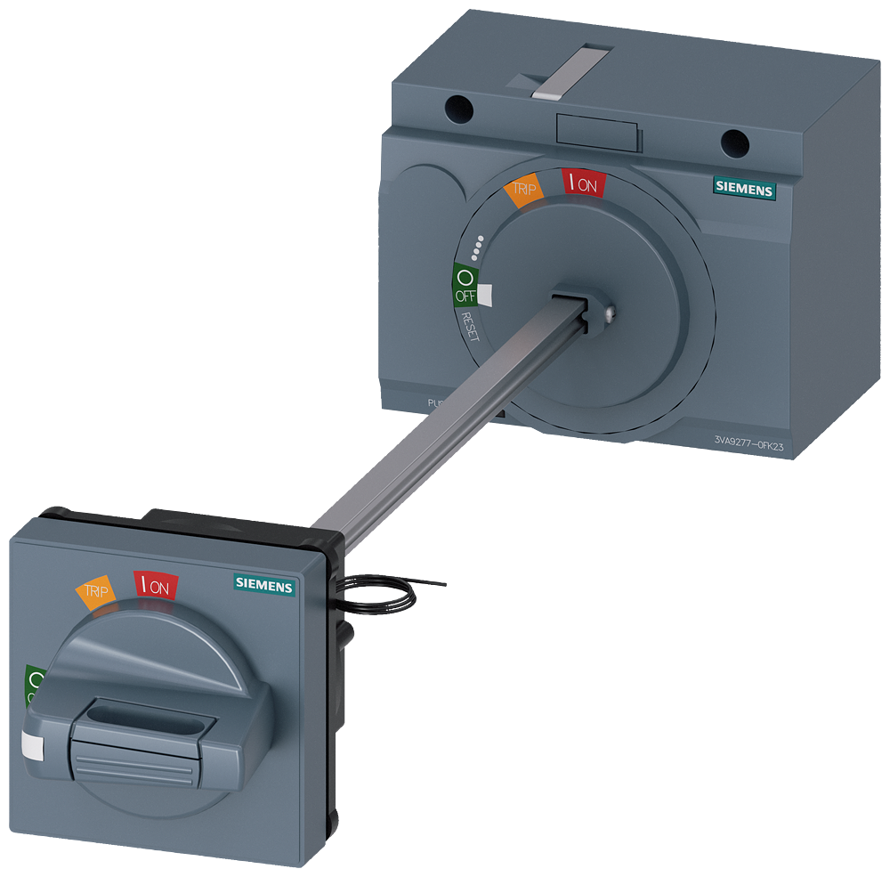 ACIONAMENTO GIRATÓRIO DO ACOPLAMENTO DA PORTA PADRÃO IEC IP65 PARA 3VA6 150/2 3VA92770FK23 SIEMENS