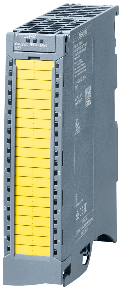 [Imagem do produto SIPLUS S7-1500 F-DQ 8X24VDC/2A PPM OT1 RAIL COM REVESTIMENTO CONFORMAL BASEADO EM 6 6AG25262BF001AB0 SIEMENS]