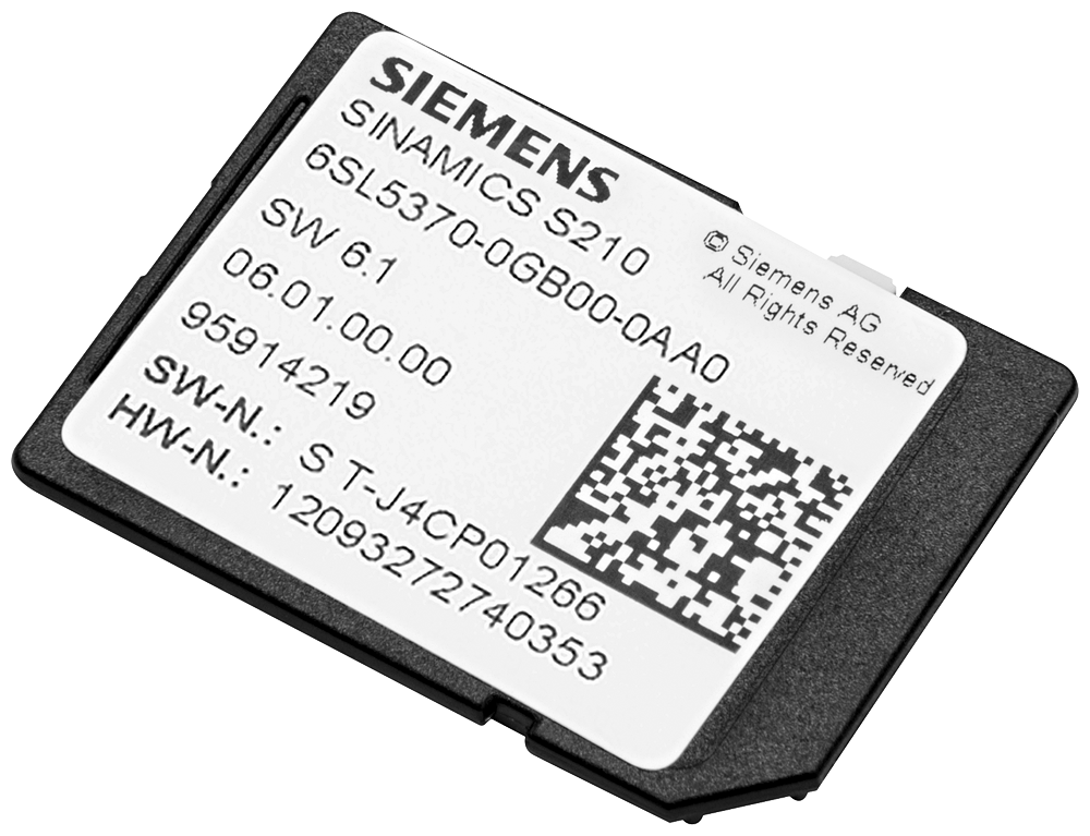 [Imagem do produto CARTÃO SD SINAMICS S210 8 GB INCLUINDO LICENÇA (CERTIFICADO DE LICENÇA, ARMAZENADO EM 6SL53700GB000AA0 SIEMENS]