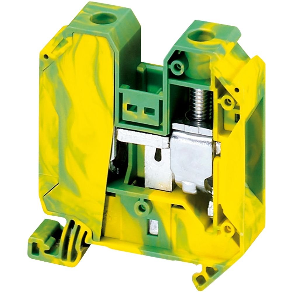[Imagem CONECTOR PARAFUSO PROTEÇÃO TERRA 35MM2 2 PONTOS SCHNEIDER]