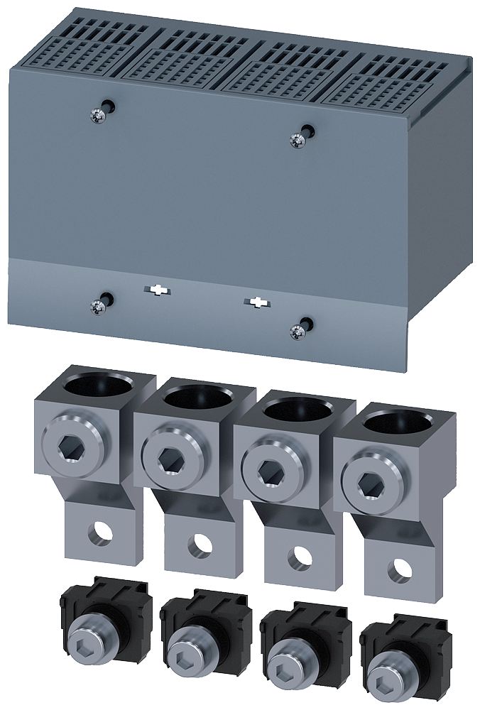 BORNE DE CONEXÃO PARA CONDUTOR CIRCULAR TA2.2 50…240 MM² GRANDE 4 PEÇAS ACESS 3VM92140JJ13 SIEMENS