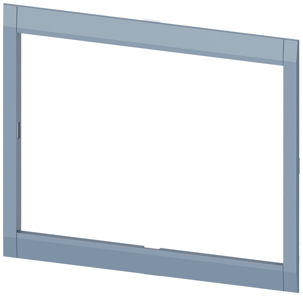 [Imagem MOLDURA DE PAINEL 200,3 X 150,8 MM (L X A) ACESSÓRIOS PARA: DISJUNTOR DE 3 POLOS 3VA95030SB10 SIEMENS]