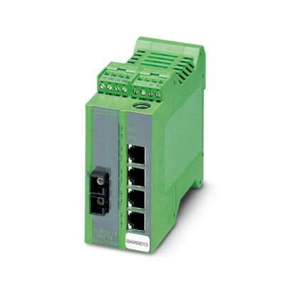 [Imagem SWITCH INDUSTRIAL ETHERNET 4P RJ45 10/100MBPS FLSWITCHLM4TX1FX 2989624 PHOENIX CONTACT]