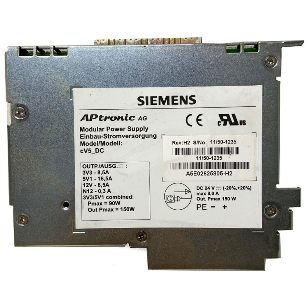 [Imagem do produto FONTE DE ALIMENTAÇÃO APTRONIC CV5_DC 24V 8,0A 150W SIEMENS]