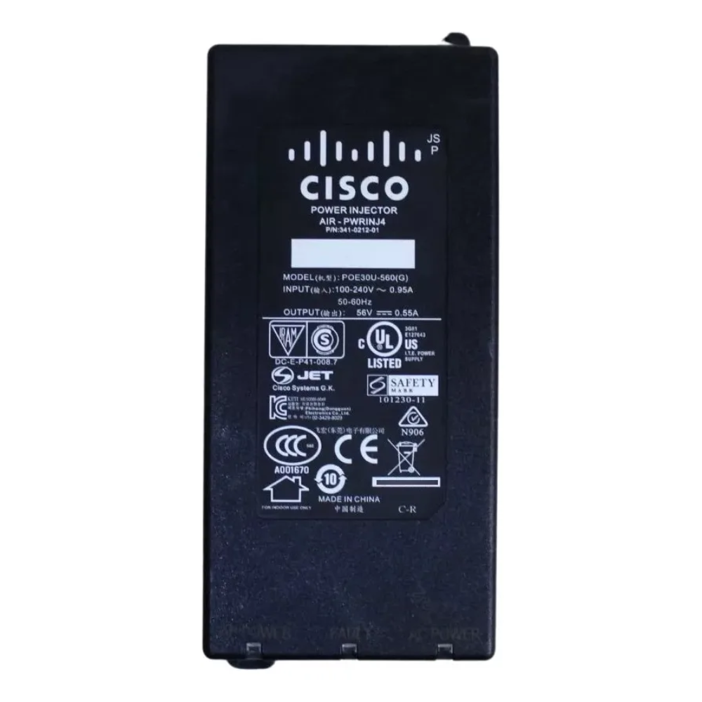 [Imagem do produto FONTE INJETORA POE 0,95A 100/240V 50/60HZ POE30U560 CISCO]