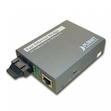 [Imagem CONVERSOR DE MÍDIA 10/100BASE-TX TO 100BASE-FX 2KM FT802 PLANET]