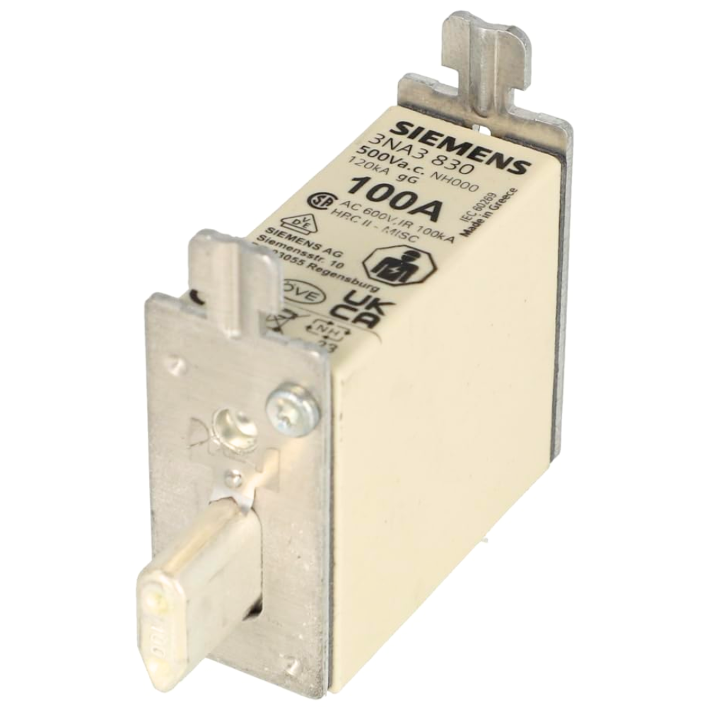 FUSÍVEL NH T.000 100A 500VCA 3NA3830 SIEMENS FUSIVEL-NH-T-000-100A-500VCA-3NA3830-SIEMENS-3.png