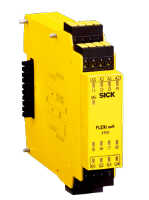 [Imagem CONTROLADOR SEGURANÇA 8I/4O 24VCC CAT4 FLEXISOFT FX3XTIO84002 1044125 SICK]