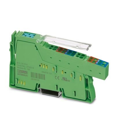 [Imagem MÓDULO DE ENTRADA DIGITAL 4DI 24VCC IP20 IBIL24DI4PAC 2861234 PHOENIX CONTACT]