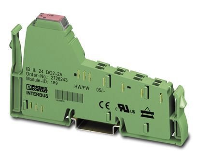 [Imagem MÓDULO DE SAÍDA DIGITAL 2DO 24VCC 2A IBIL24DO22A 2726243 PHOENIX CONTACT]