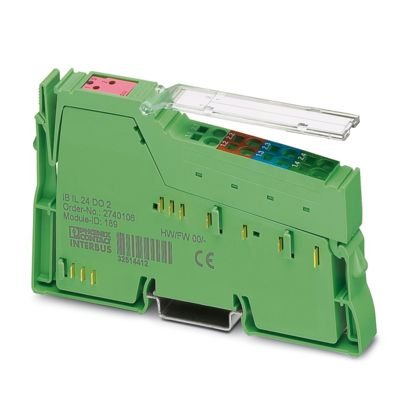 [Imagem MÓDULO DE SAÍDA DIGITAL 2DO 24VCC IP20 IBIL24DO2PAC 2861470 PHOENIX CONTACT]