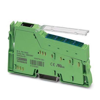 [Imagem BORNE DISTRIBUICAO POTENCIA (GND) IBILPDGNDPAC 2862990 PHOENIX CONTACT]