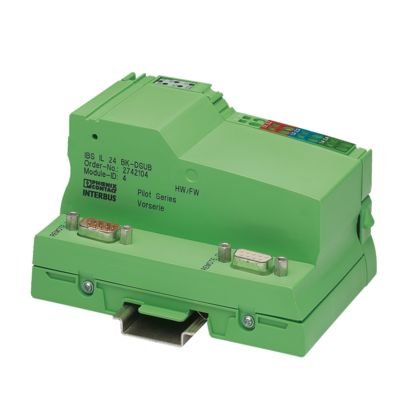 [Imagem ACOPLADOR BARRAMENTO D-SUB/9 IP20 INTERBUS IBSIL24BKDSUBPAC 2861593 PHOENIX CONTACT]