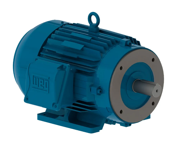 [Imagem MOTOR CA TRIFÁSICO 1,5CV 220/380V 50HZ B3L(D) IP55 IE3 W22 16093433 WEG]