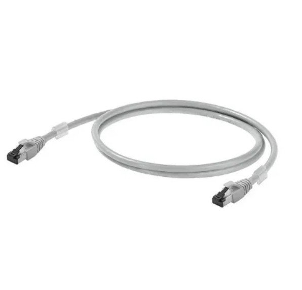 [Imagem do produto CABO ETHERNET C/CONECTOR 1M CINZA IE-C6FP8LD0010M40M40-D 1165940010 WEIDMULLER]