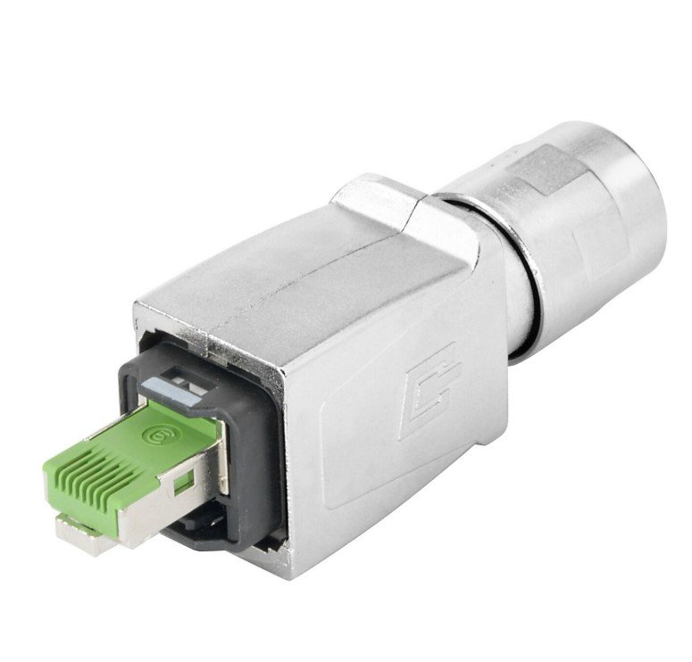 [Imagem do produto CONECTOR RJ45 TOOL FREE - IE-PS-V14M-RJ45-FH-P - IP67 1012170000 WEIDMULLER]
