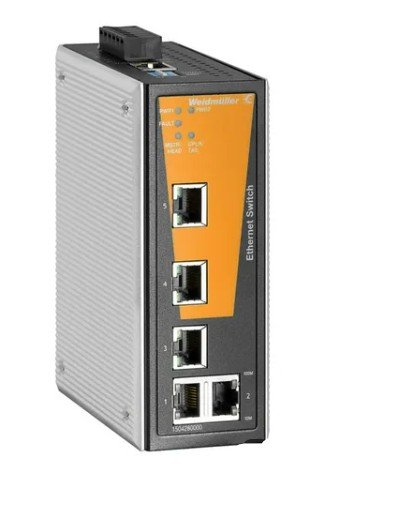 [Imagem do produto SWITCH GEREN FAST ETHERNET IP30 5P RJ45 IE-SW-VL05M-5TX 1504280000 WEIDMULLER]