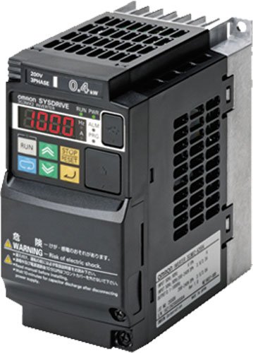 [Imagem INVERSOR DE FREQUÊNCIA TRIFÁSICO 0,75/1,5KW 4,3A 380/480V 50/60HZ 3G3MX2A4007E OMRON]