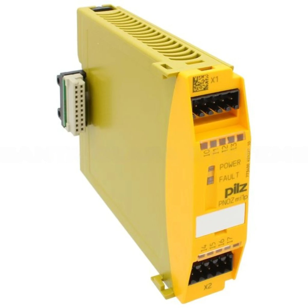 [Imagem do produto MÓDULO DE SEGURANÇA 24VDC 8MA PNOZMI1P PILZ]