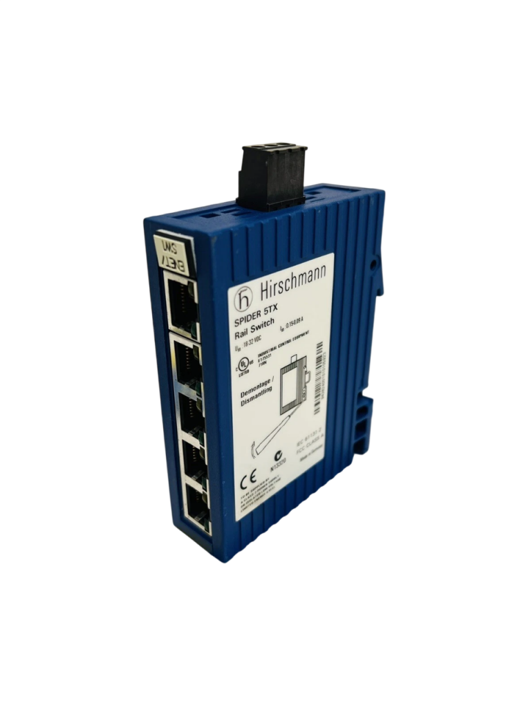 [Imagem do produto INTERRUPTOR ETHERNET SPIDER 5TX E175531 HIRSCHMANN]