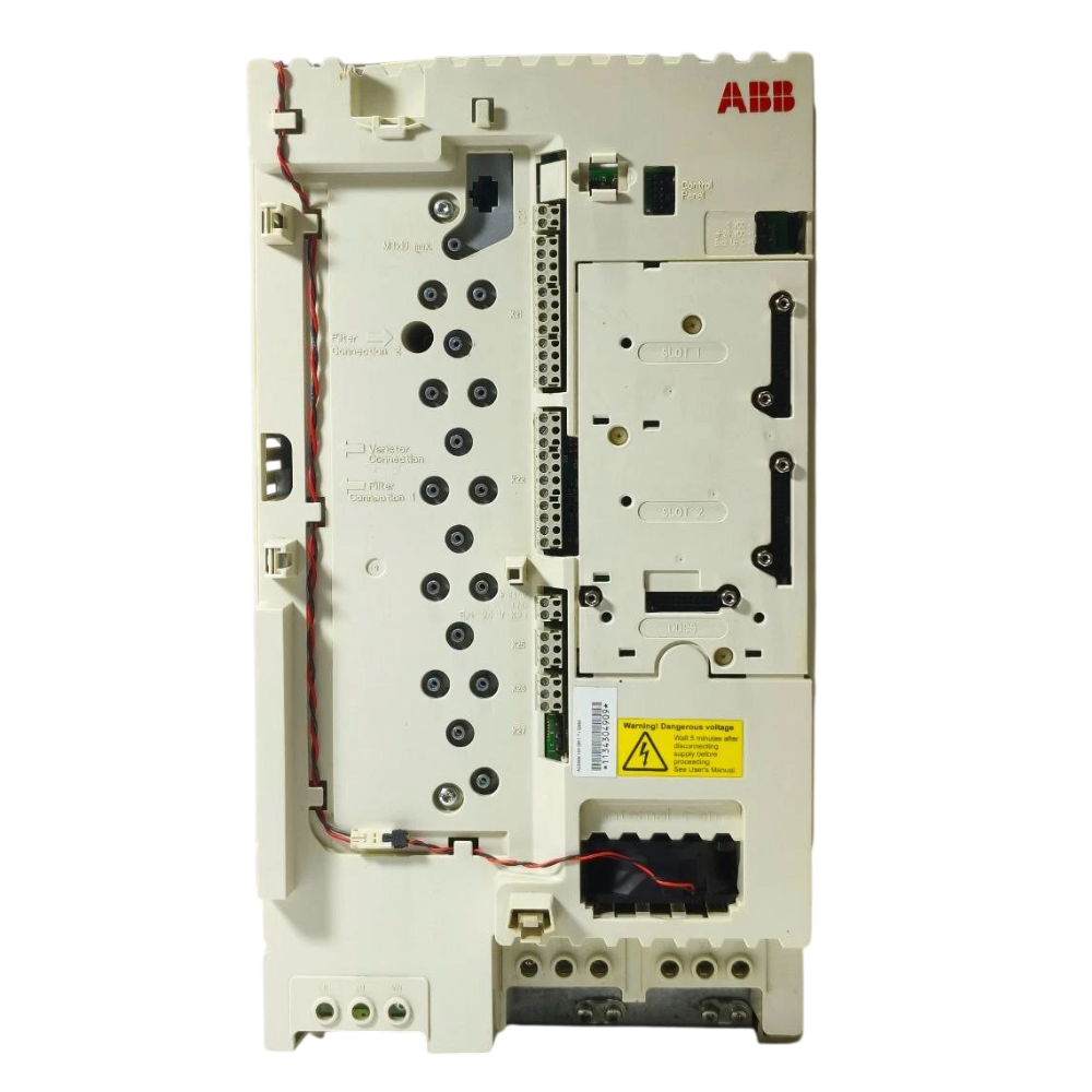 [Imagem INVERSOR DE FREQUÊNCIA TRIFÁSICO 16A 11KW 690V ACS800‑104‑0016‑7+Q950+N671 ABB]