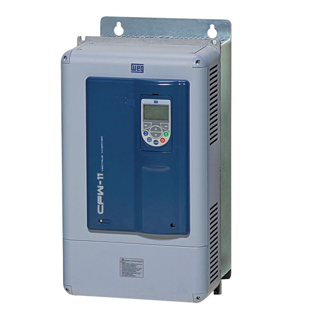 [Imagem INVERSOR DE FREQUÊNCIA TRIFÁSICO 32A 500/690V IP20 11798957 CFW110032T6OYZ WEG]