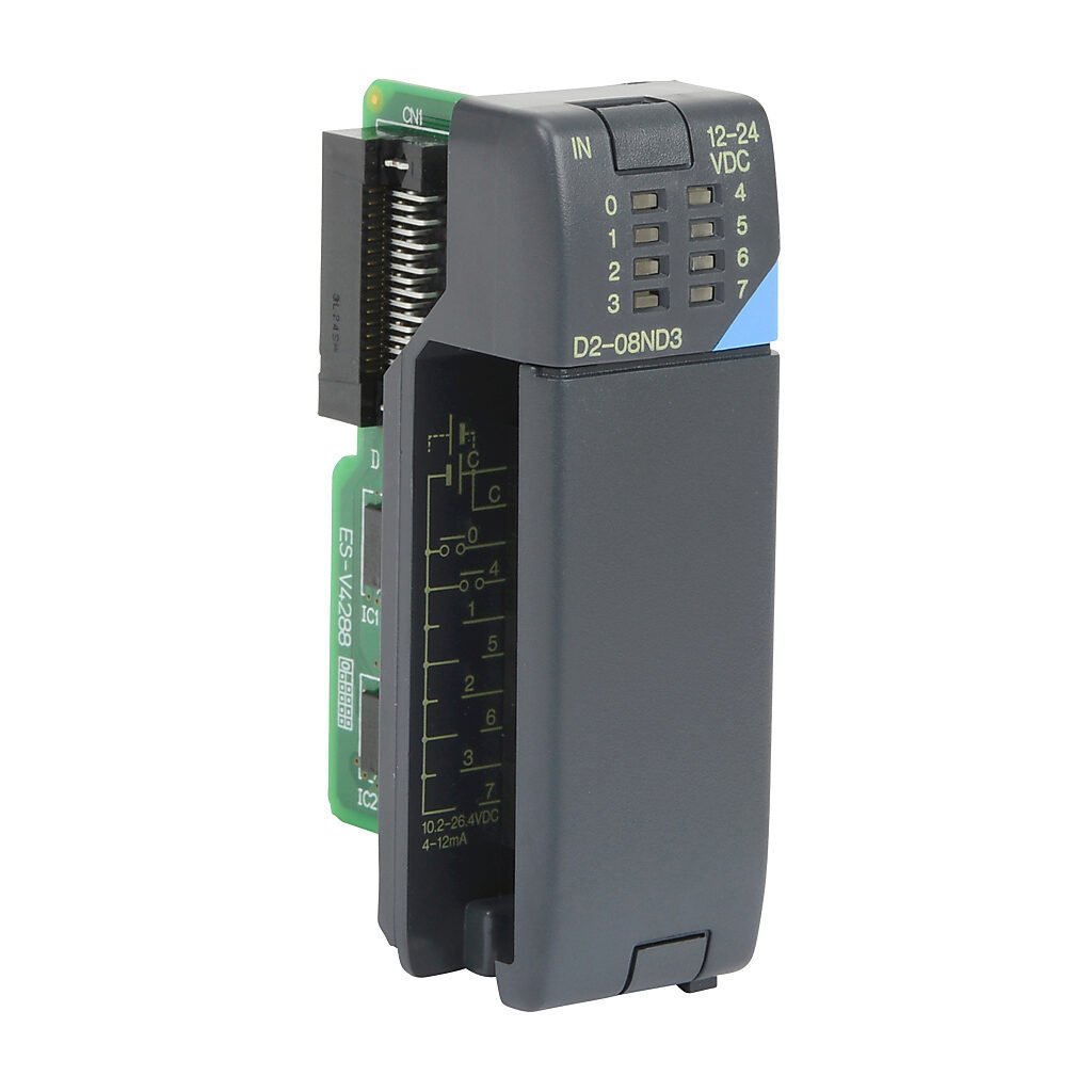 [Imagem MÓDULO DE ENTRADA DISCRETA DIRECTLOGIC DL205 8 PONTOS 12/24 VCC D208ND3 AUTOMATION DIRECT]