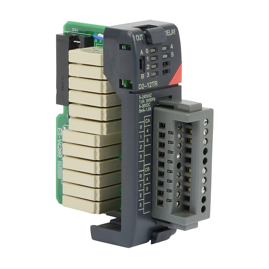 [Imagem MÓDULO DE SAÍDA DE RELÉ DIRECTLOGIC DL205 12 PONTOS 6/24VCC/6-240VCA D212TR AUTOMATION DIRECT]
