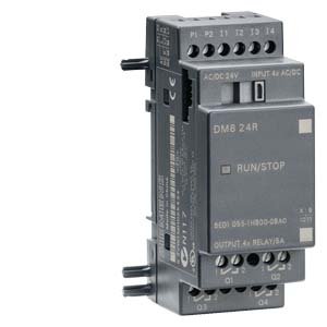 [Imagem do produto MÓDULO EXPANSÃO 4E/4S DIG 24VCA/CC LOGO DM8 24R 6ED10551HB000BA0 SIEMENS]