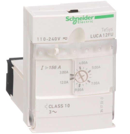 [Imagem UNIDADE CONTROLE TRIFÁSICO 3-12A 110/220V IP20/IP40 LUCA12FU SCHNEIDER]