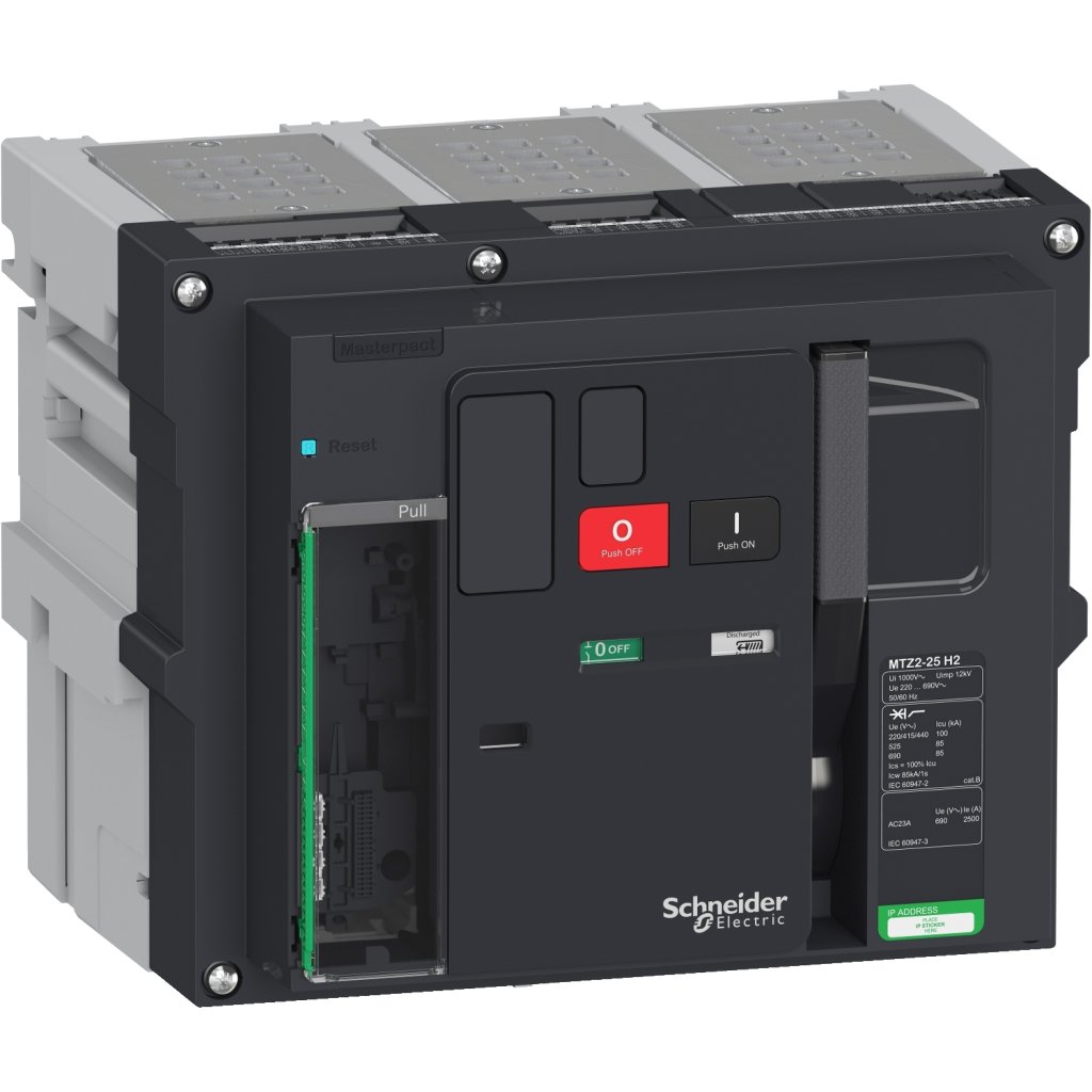 [Imagem do produto DISJUNTOR TRIPOLAR NW3200H1 MICROLOGIC5.0E EXT 4P CG077 SCHNEIDER]