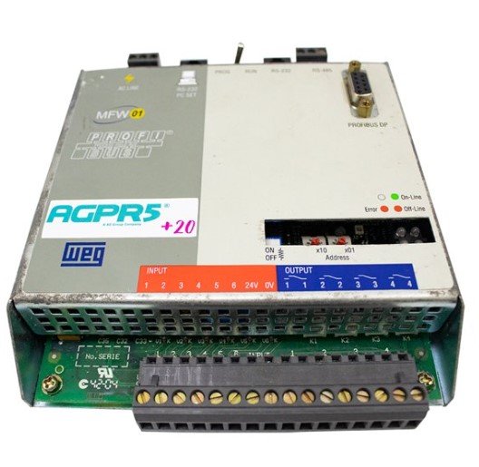 [Imagem MÓDULO COMUNICAÇÃO FIELDBUS 85-240VCA MFW01DNP WEG]