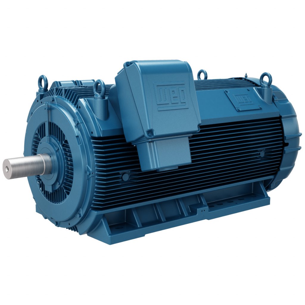 [Imagem MOTOR CA TRIFÁSICO 355C/D/E 350CV 260KW 451A 440V 60HZ IP55 HGF 16273757 WEG]