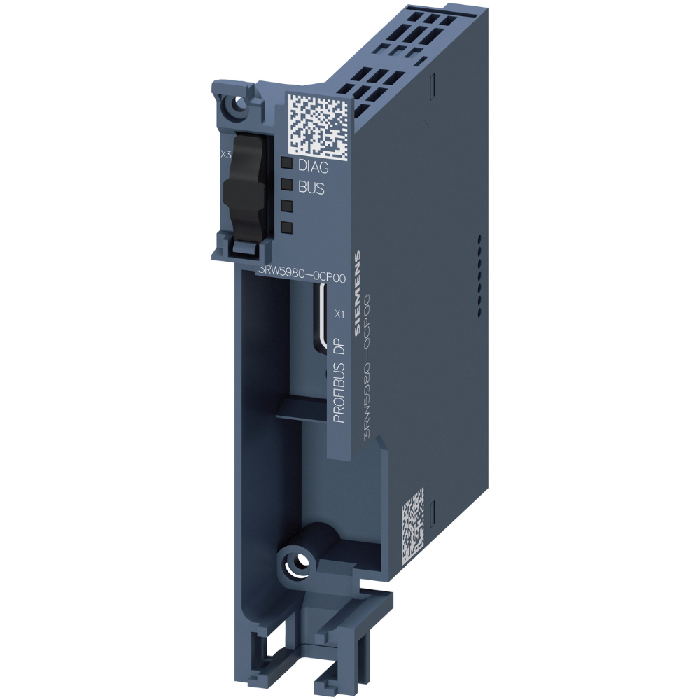 [Imagem MÓDULO COMUNICAÇÃO PROFIBUS PARA CHAVE DE PARTIDA 3RW5 3RW59800CP00 SIEMENS]