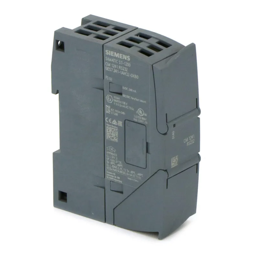 MÓDULO DE COMUNICAÇÃO CM 1241 RS232 SIMATIC S7-1200 6ES72411AH320XB0 SIEMENS MODULO-DE-COMUNICACAO-CM-1241-RS232-SIMATIC-S7-1200-6ES72411AH320XB0-SIEMENS.png