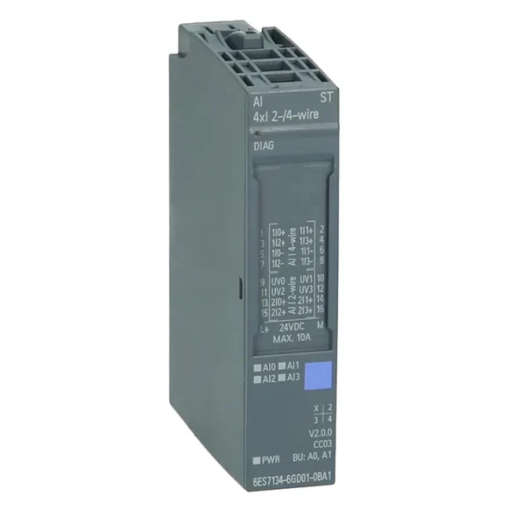 [Imagem MÓDULO DE ENTRADA ANALÓGICA 4 CANAIS 2-/4-FIOS SIMATIC ET 200SP 6ES71346GD010BA1 SIEMENS]