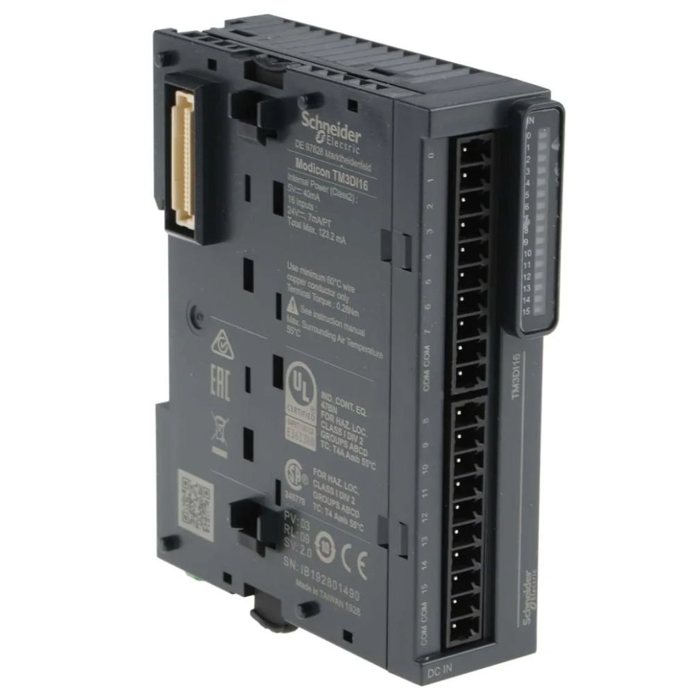 MÓDULO DE ENTRADA DIGITAL 16E SINK/SOURCE 24VCC IP20 TM3DI16 SCHNEIDER MODULO-DE-ENTRADA-DIGITAL-16E-SINK-SOURCE-24VCC-IP20-TM3DI16-SCHNEIDER.png