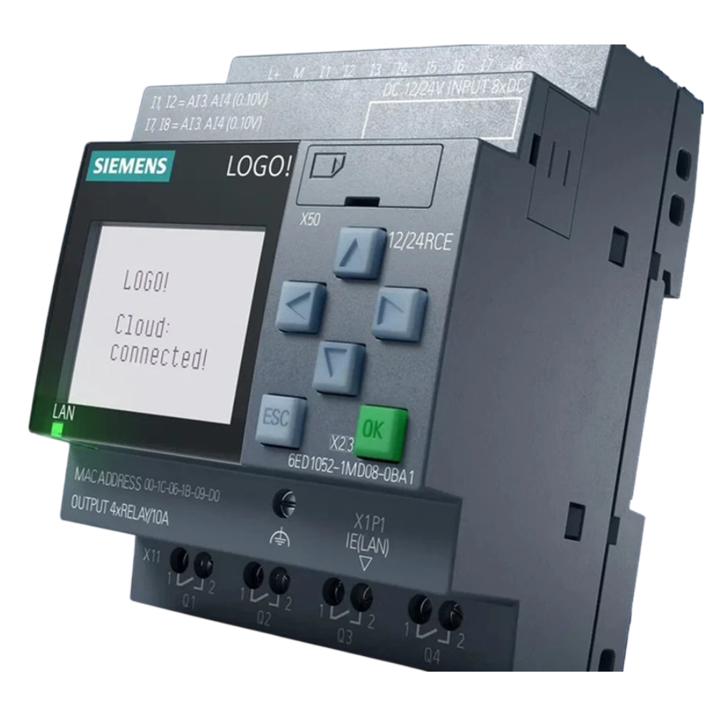 MÓDULO LÓGICO COM DISPLAY 8ENTRADAS DIGITAIS 12/24VCC RELÉ LOGO 6ED10521MD080BA1 SIEMENS MÓDULO-LÓGICO-COM-DISPLAY-8ENTRADAS-DIGITAIS-1224VCC-RELÉ-LOGO-6ED10521MD080BA1-SIEMENS.png