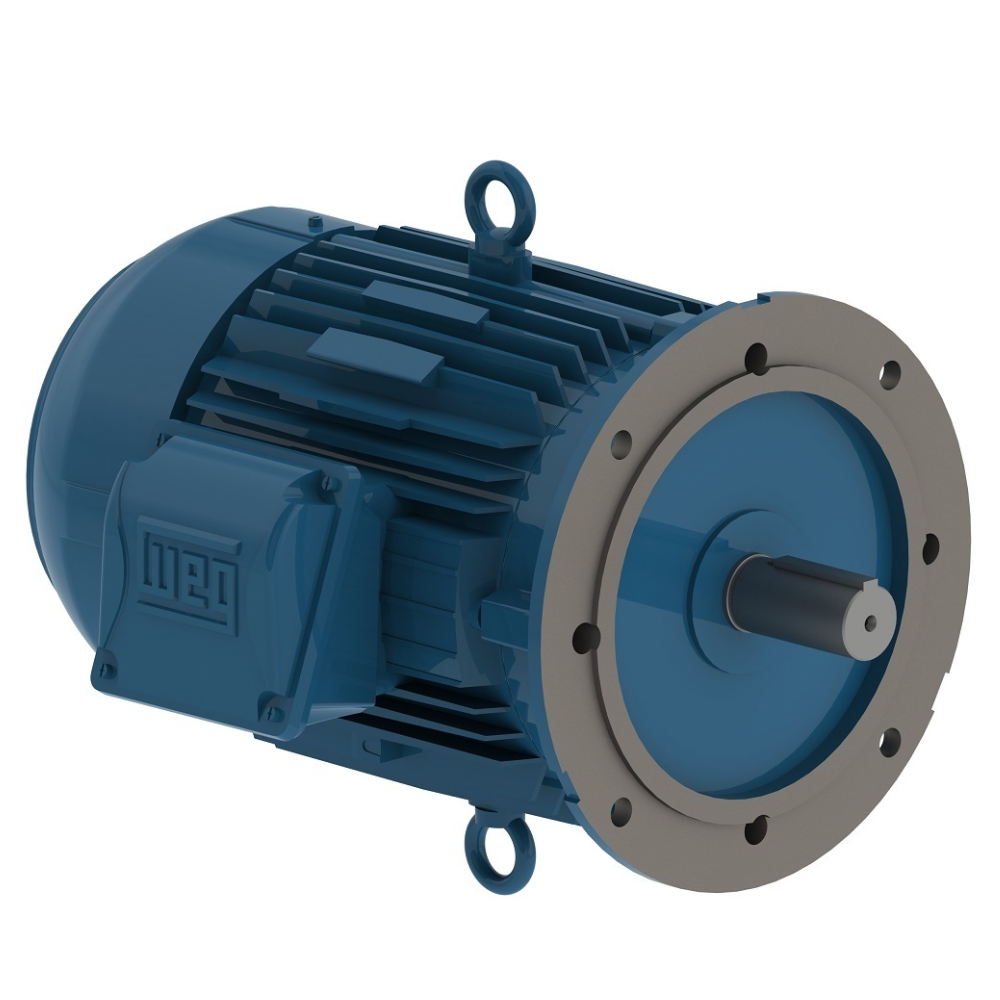 [Imagem MOTOR TRIFÁSICO 10,8A 220V 60HZ 3KW 3465RPM IP55 L90L 6,25A 380V 5,4A 440V 12217252 WEG]