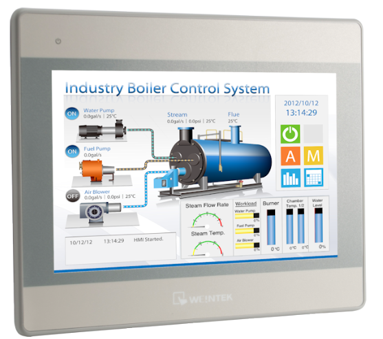 [Imagem IHM TOUCH TFT LCD 10POL NEMA4 / IP65 MT8100IE WEINTEK]