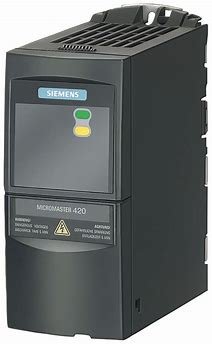 [Imagem INVERSOR DE FREQUÊNCIA TRIFÁSICO 0.75KW 2.1A 380/480V 50/60HZ S/FILTRO MICROMASTER 420 6SE64202UD175AA0 SIEMENS]