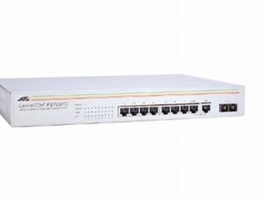 [Imagem do produto FAST ETHERNET SWITCH 10/100TX X 8 PORTS UNMANAGED ATFS709FC ALLIED TELESSIS]