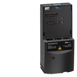 [Imagem do produto MÓDULO MICROMASTER 4 CANOPEN PARA MM420/MM430/MM440 161X 73X 43.5 (AXLXP) IP20 6SE64001CB000AA0 SIEMENS]