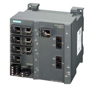 [Imagem do produto MÓDULO SCALANCE X308-2 7 PORTAS RJ45 10/100MBIT/S PROFINET IO 6GK53082FL002AA3 SIEMENS]