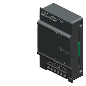 [Imagem MÓDULO DE SAÍDA ANALÓGICA SIMATIC S7-200 SMART SB AE1 1AI 6ES72885AE010AA0 SIEMENS]