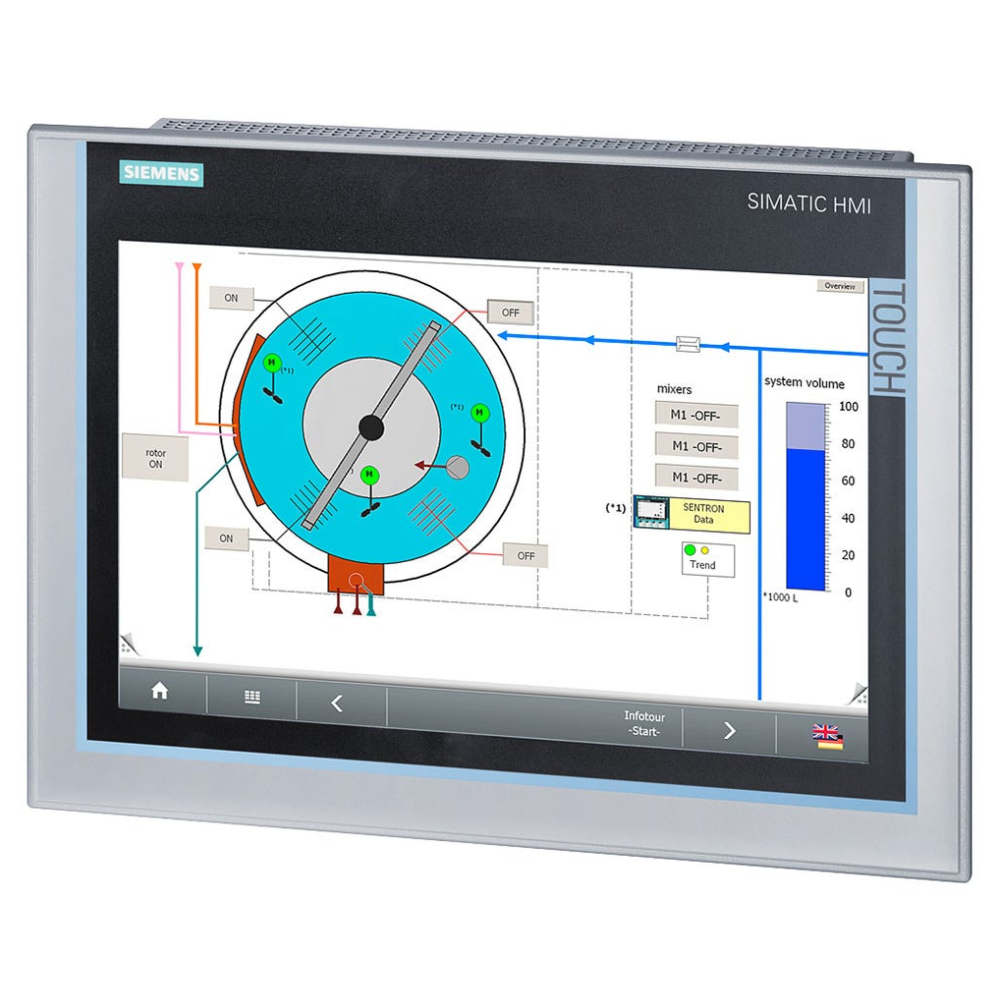 [Imagem do produto PAINEL COMFORT 12" SIMATIC IPC 477D 6AV72400AB060HA0 SIEMENS]