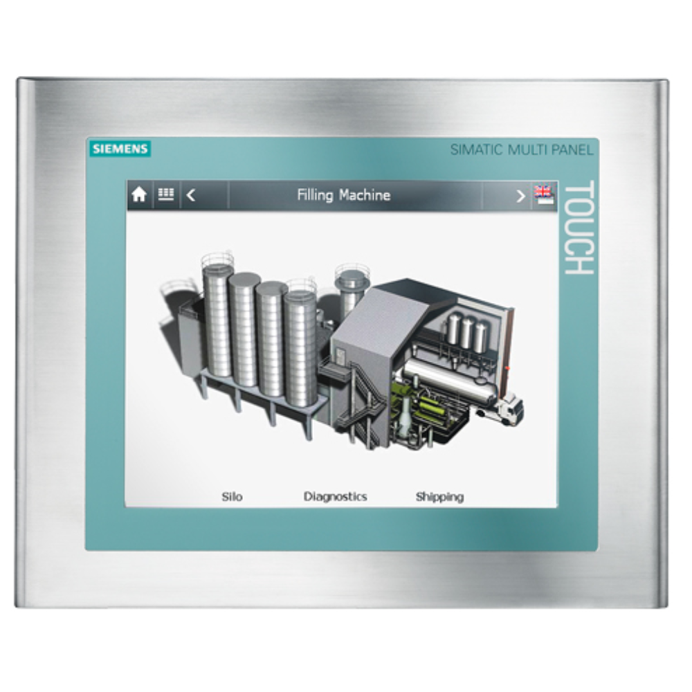 [Imagem do produto PAINEL COMFORT 12" SIMATIC MULTI PANEL MP 370 COLOR TFT 6AV65450DA100AX0 SIEMENS]